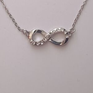 Time and Tru Silver Infinity Necklace